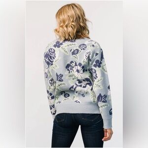 Croft & Barrow Gray Floral Cotton Cardigan ……742
